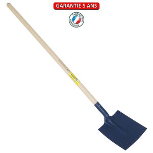 Pelle Angers, 23 cm. Emmanché droit 110. Outil à main pour le maçon et le BTP.